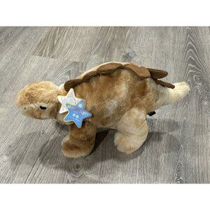 FAO Schwarz Stegosaurus Glow Brights Brown Plush Lights Sound Dinosaur G18